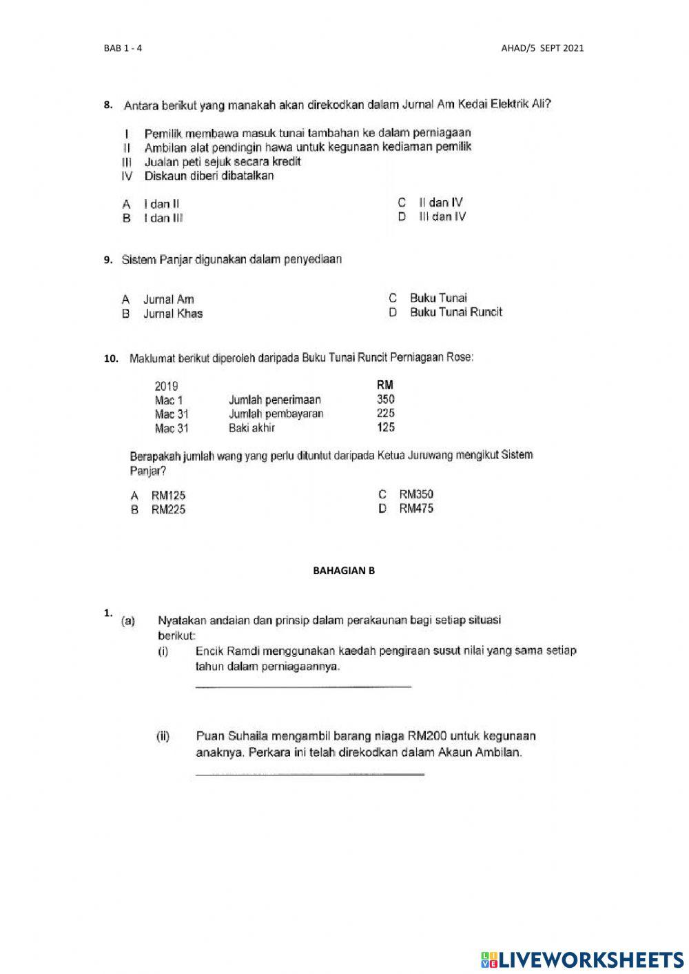 Peperiksaan pertengahan tahun