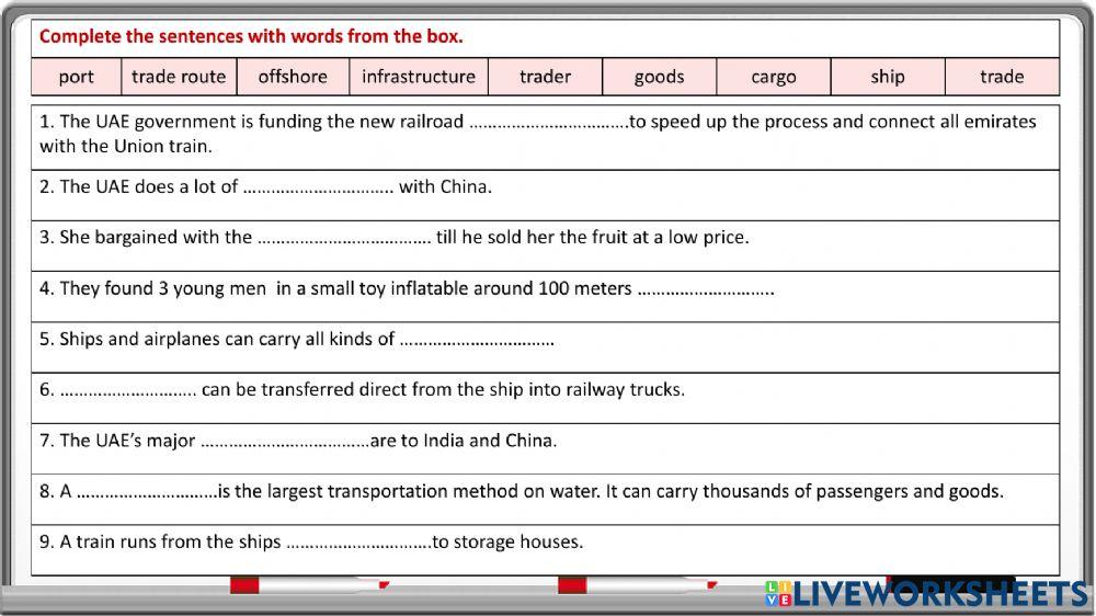 Unit 1- Lesson 1- Vocabulary