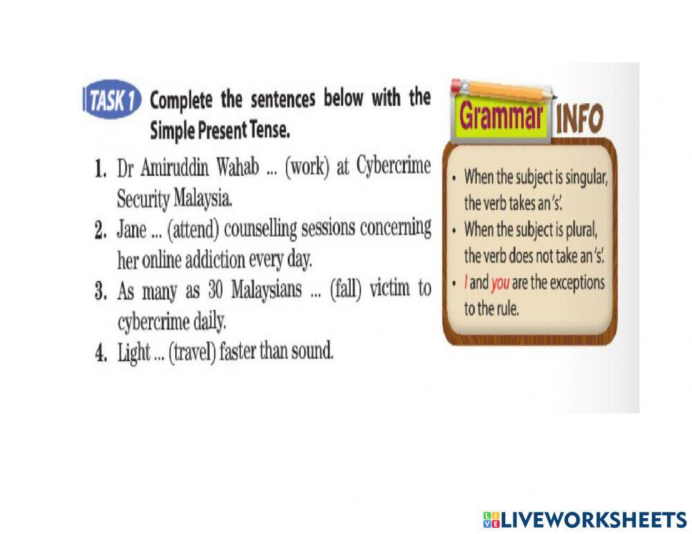 Present simple tense by Teacher Jaya
