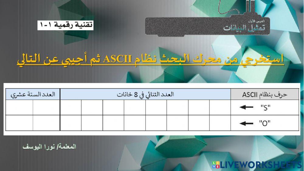 تقنية رقمية 1-1