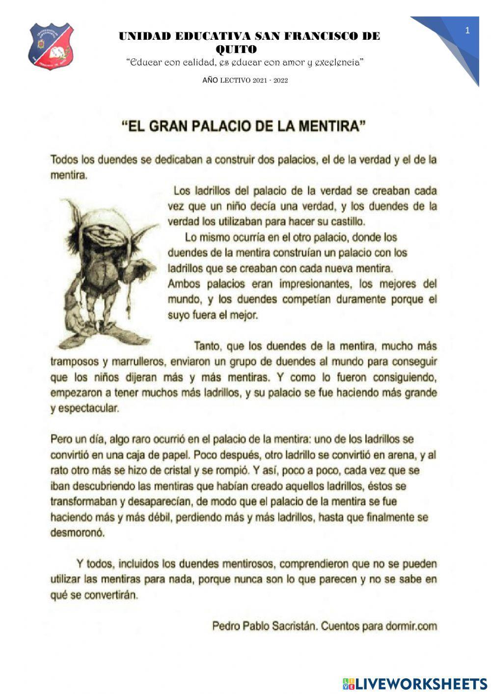 Lectura comprensiva 1