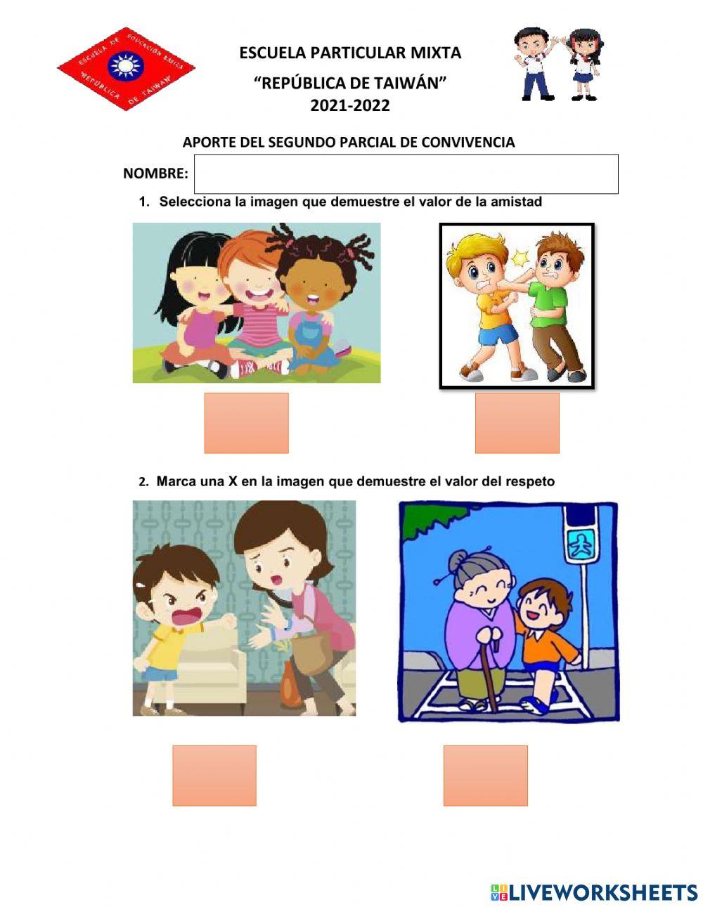 Aporte de convivencia