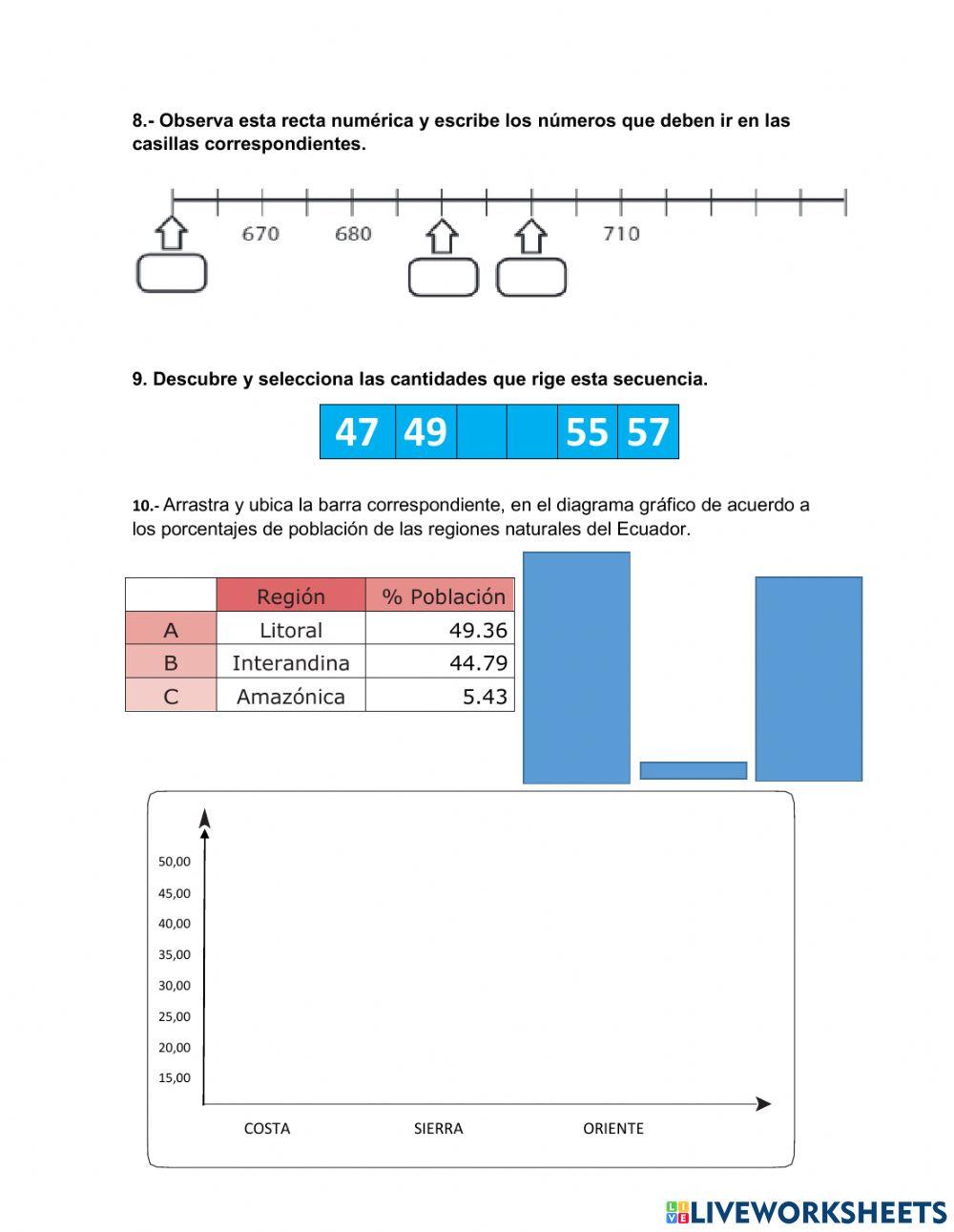 Prueba de diagnóstico Matemáticas