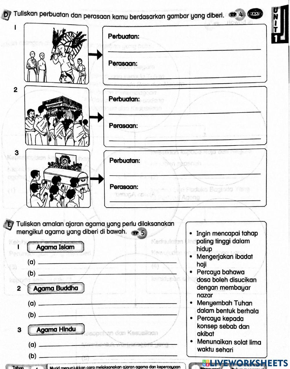 Unit 1 agama & kepercayaan