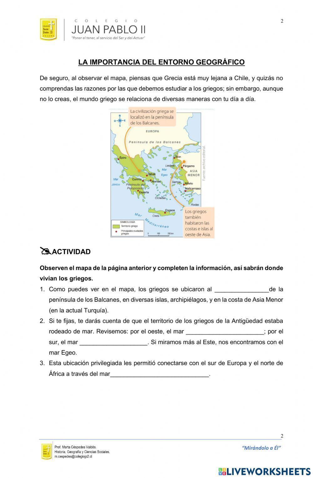 Grecia, espacio geográfico
