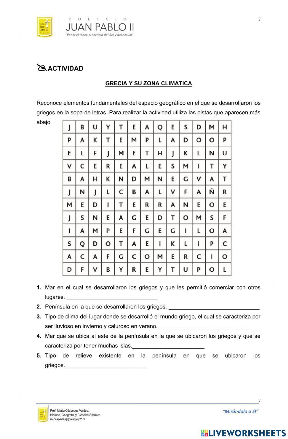 Grecia, espacio geográfico