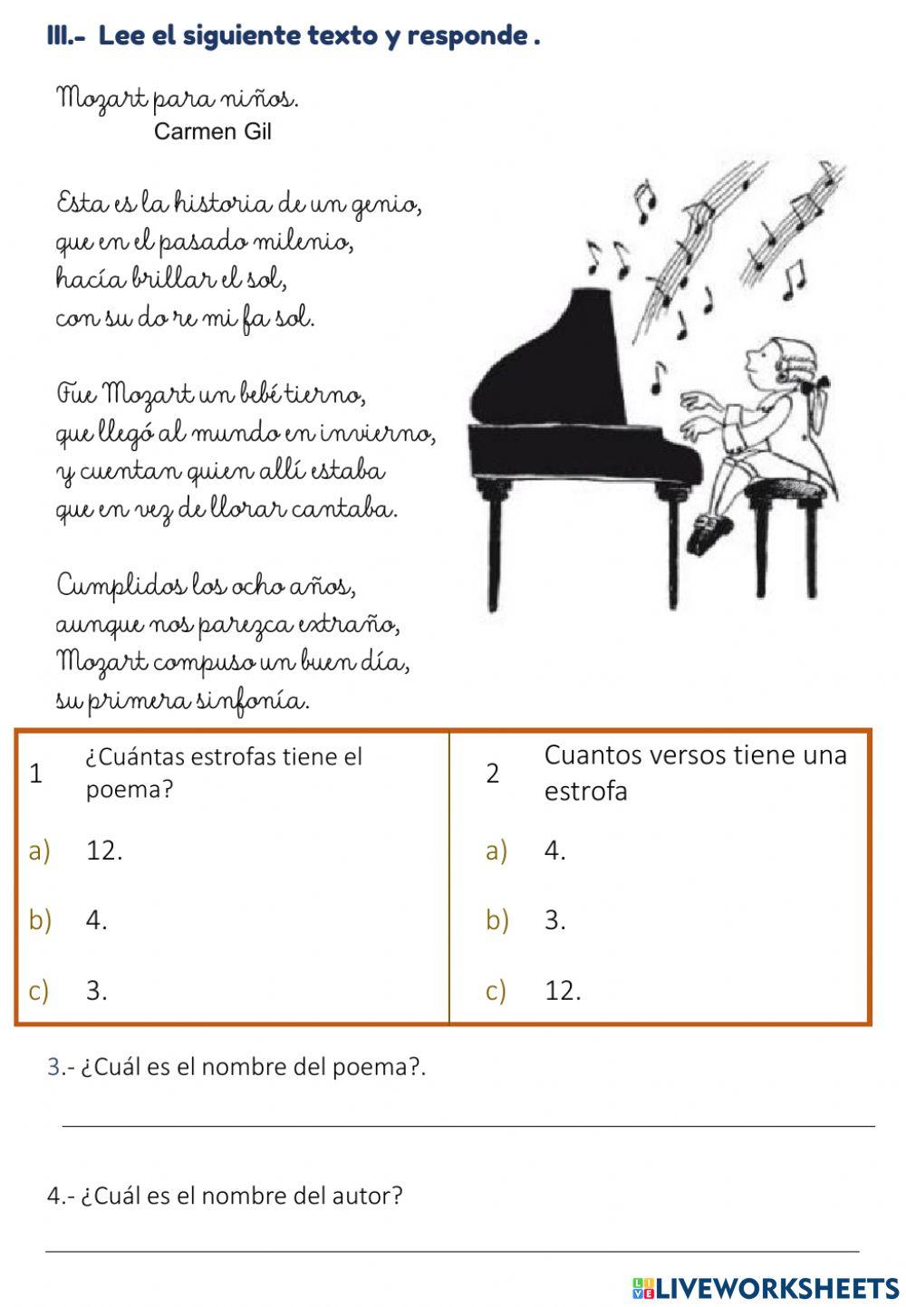 Evaluación Lenguaje