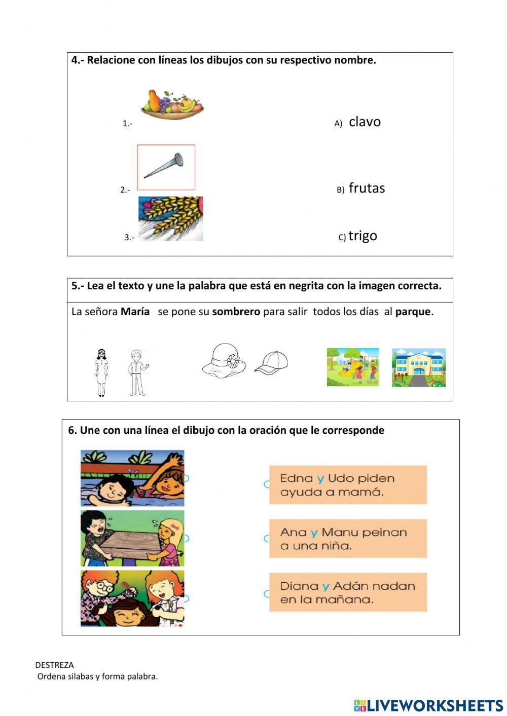 Evaluación diagnostico tercer año 2021-2022