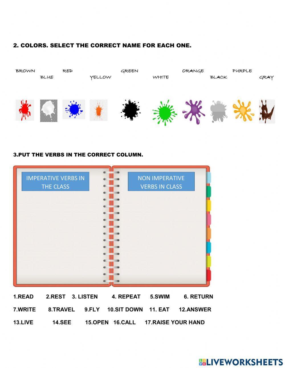 EXAMEN DIAGNOSTICO TERCER GRADO INGLES