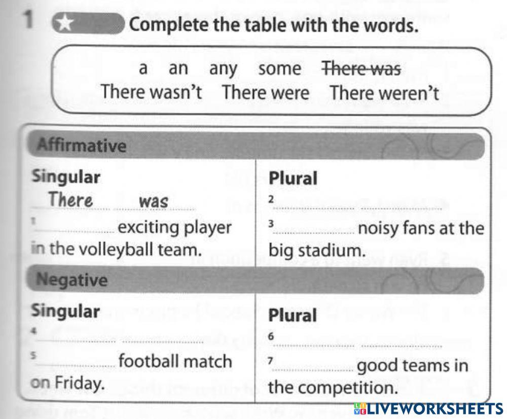 Was were wasn't weren't