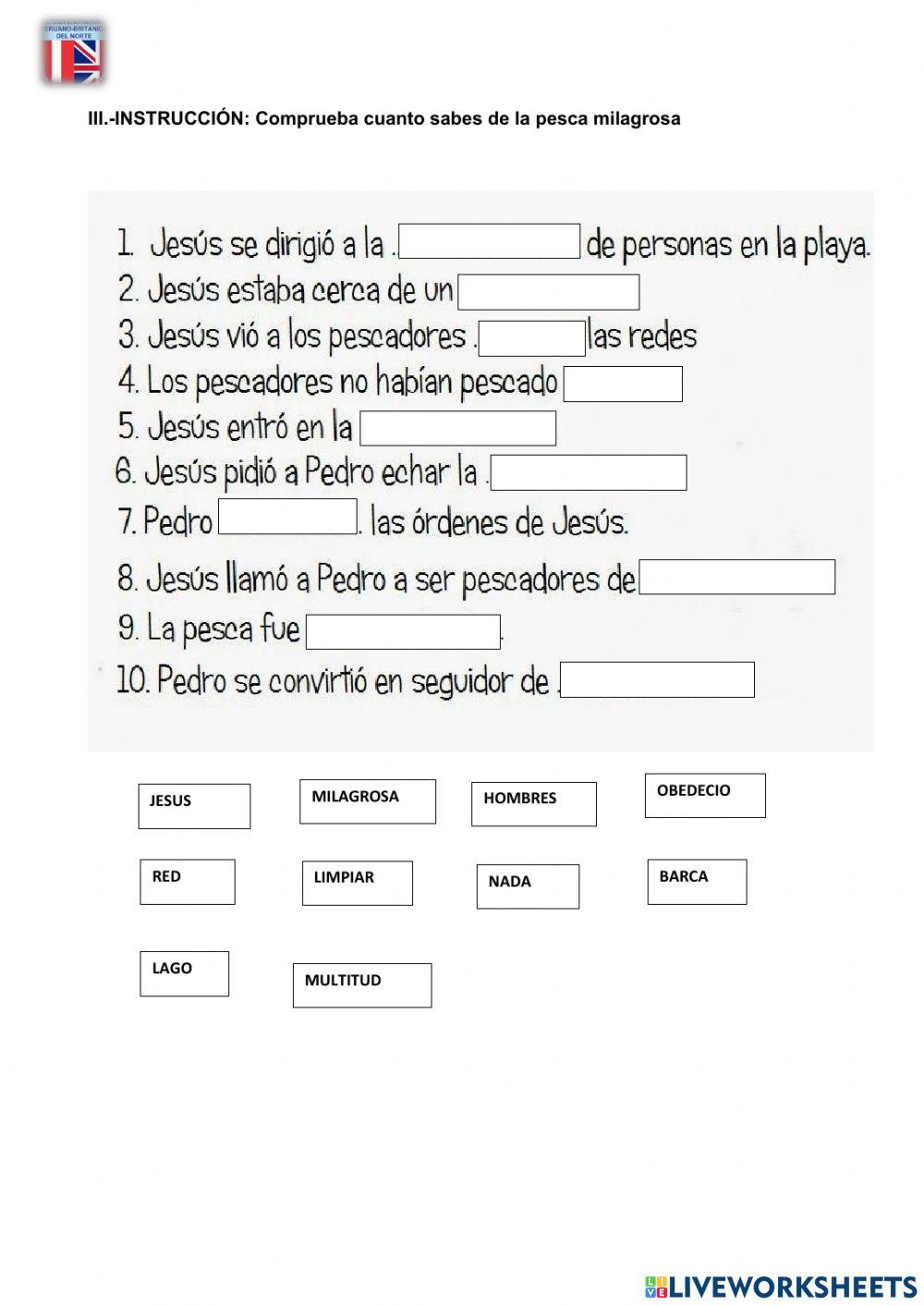 Examen Religión v Unidad