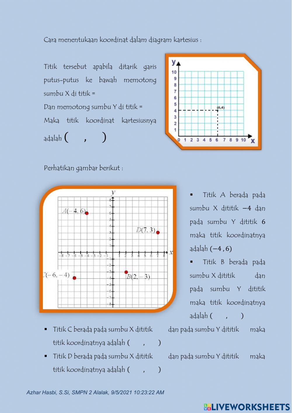2. Koor Kartesius T2