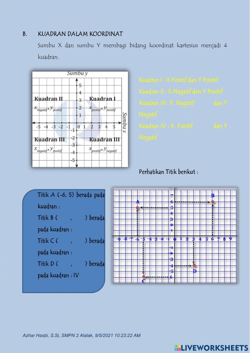 2. Koor Kartesius T2