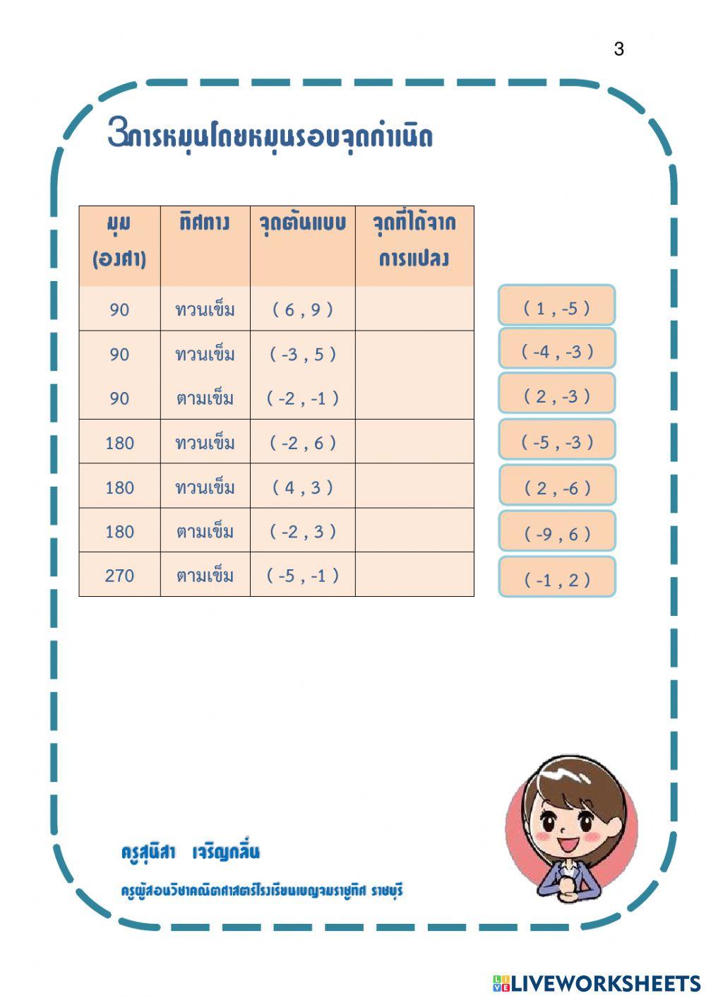 การแปลงทางเรขาคณิต