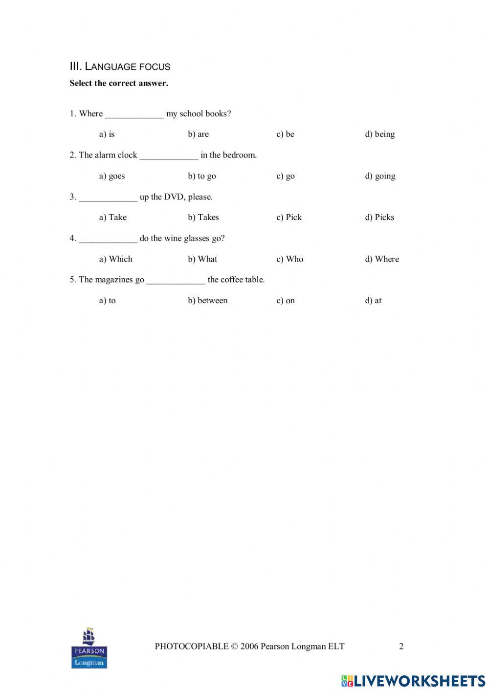 M5 Unit 5 Test Location and moving things