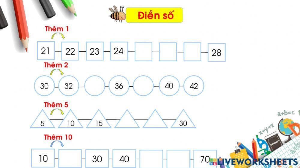 Ôn tập các số đến 100