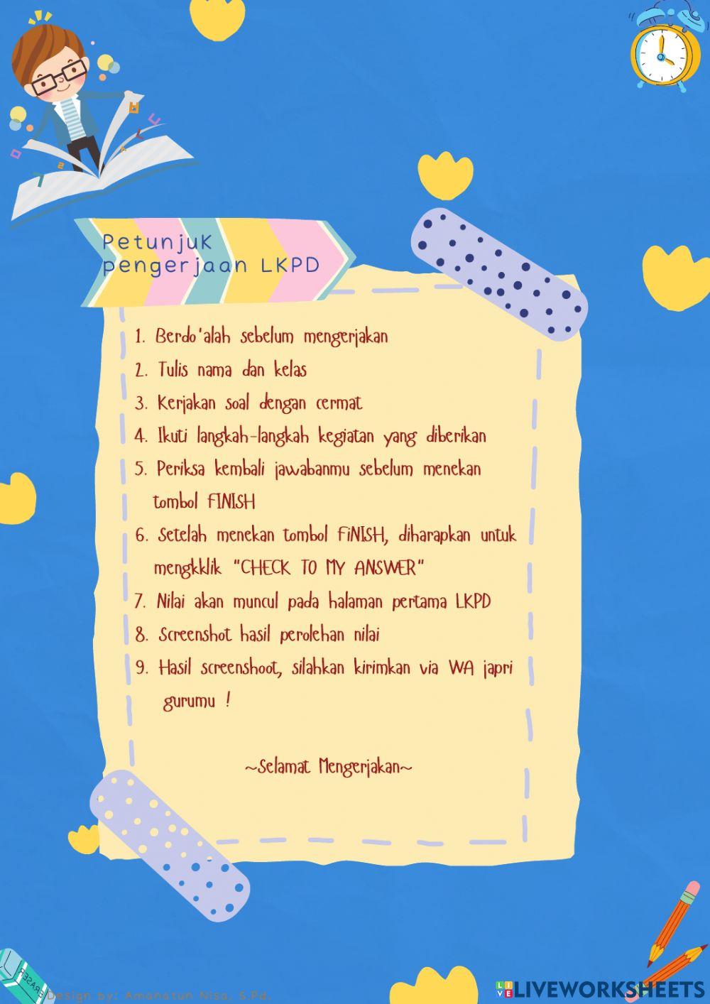 Lkpd kelas 4 t1 st2 p1