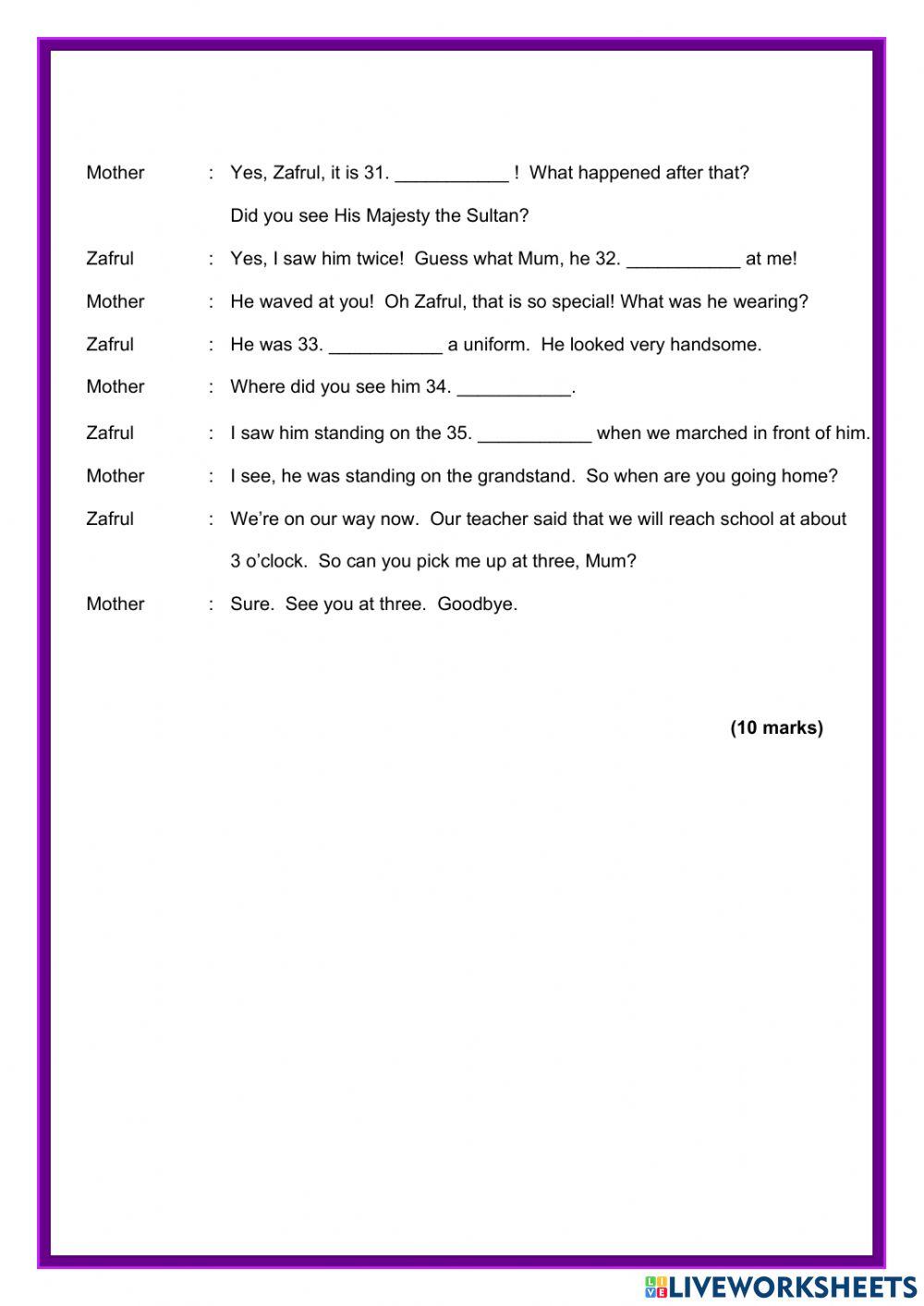 Section C Dialogue PSR 2013