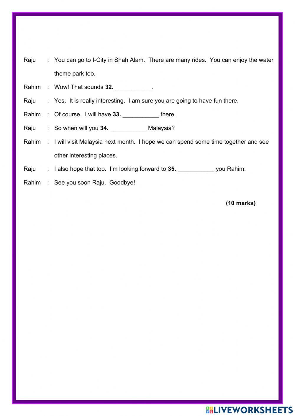 Section C Dialogue PSR 2014
