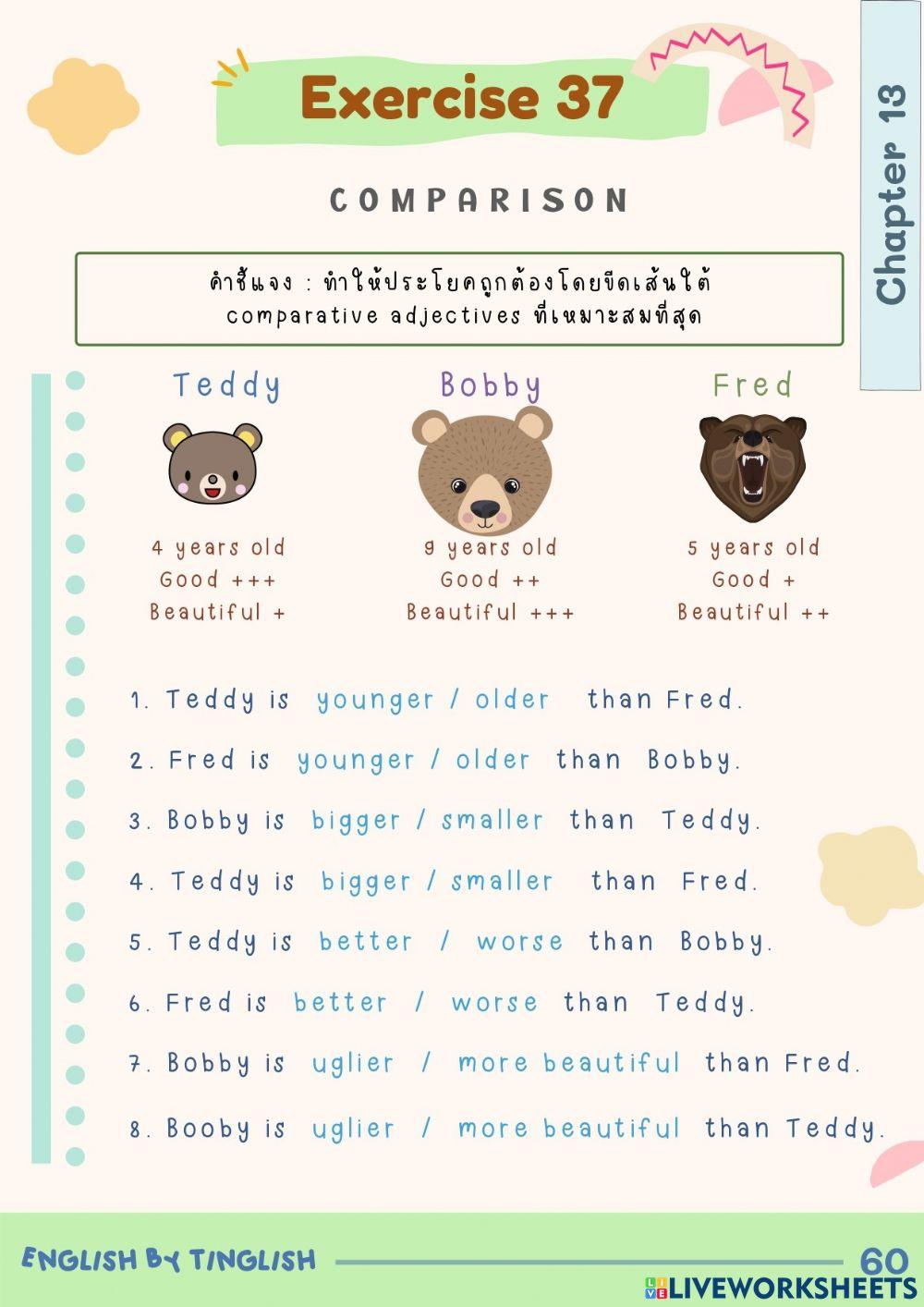 Chapter 13 COMPARISON