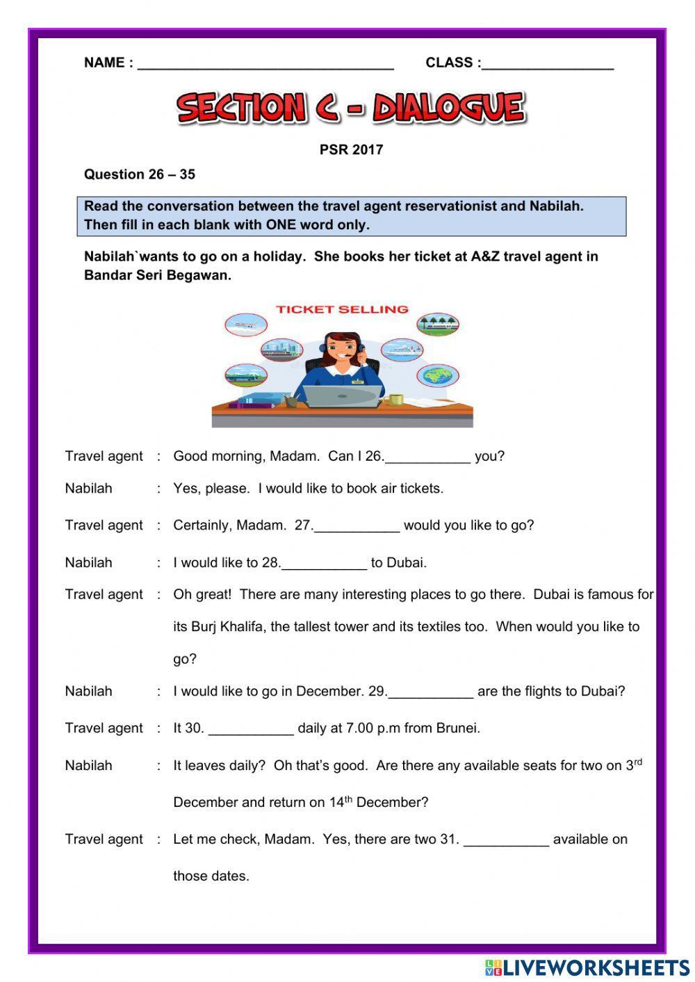 Section C Dialogue PSR 2017