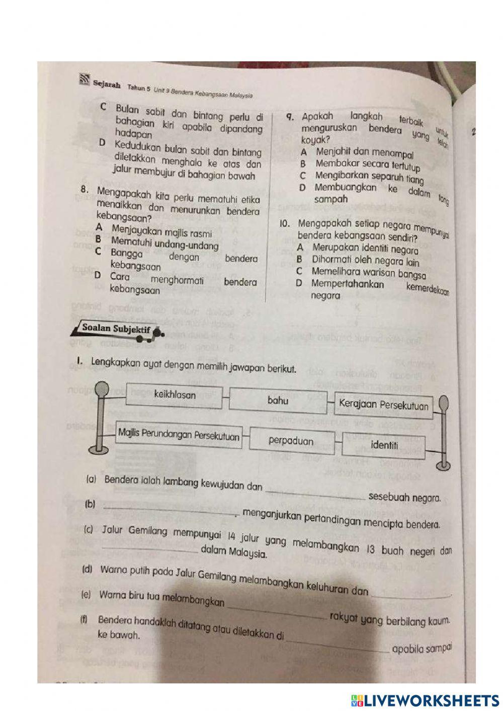 Bendera kebangsaan malaysia