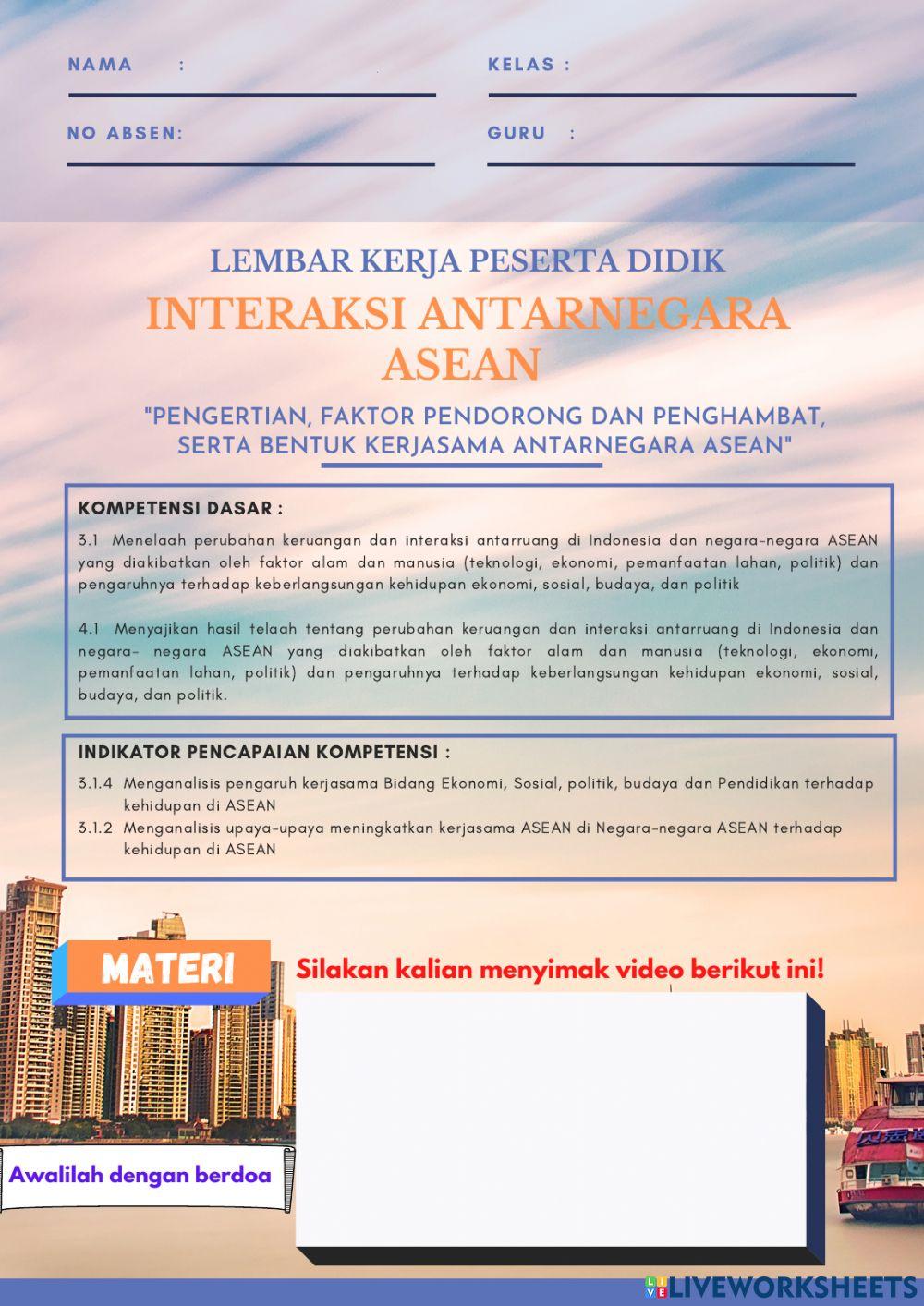 E-lkpd 2. interaksi antarnegara asean