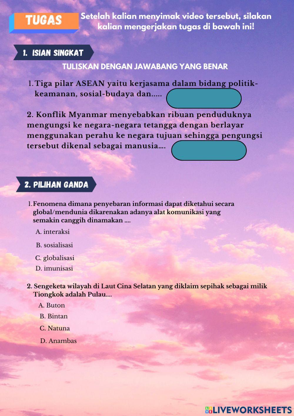 E-lkpd 2. interaksi antarnegara asean