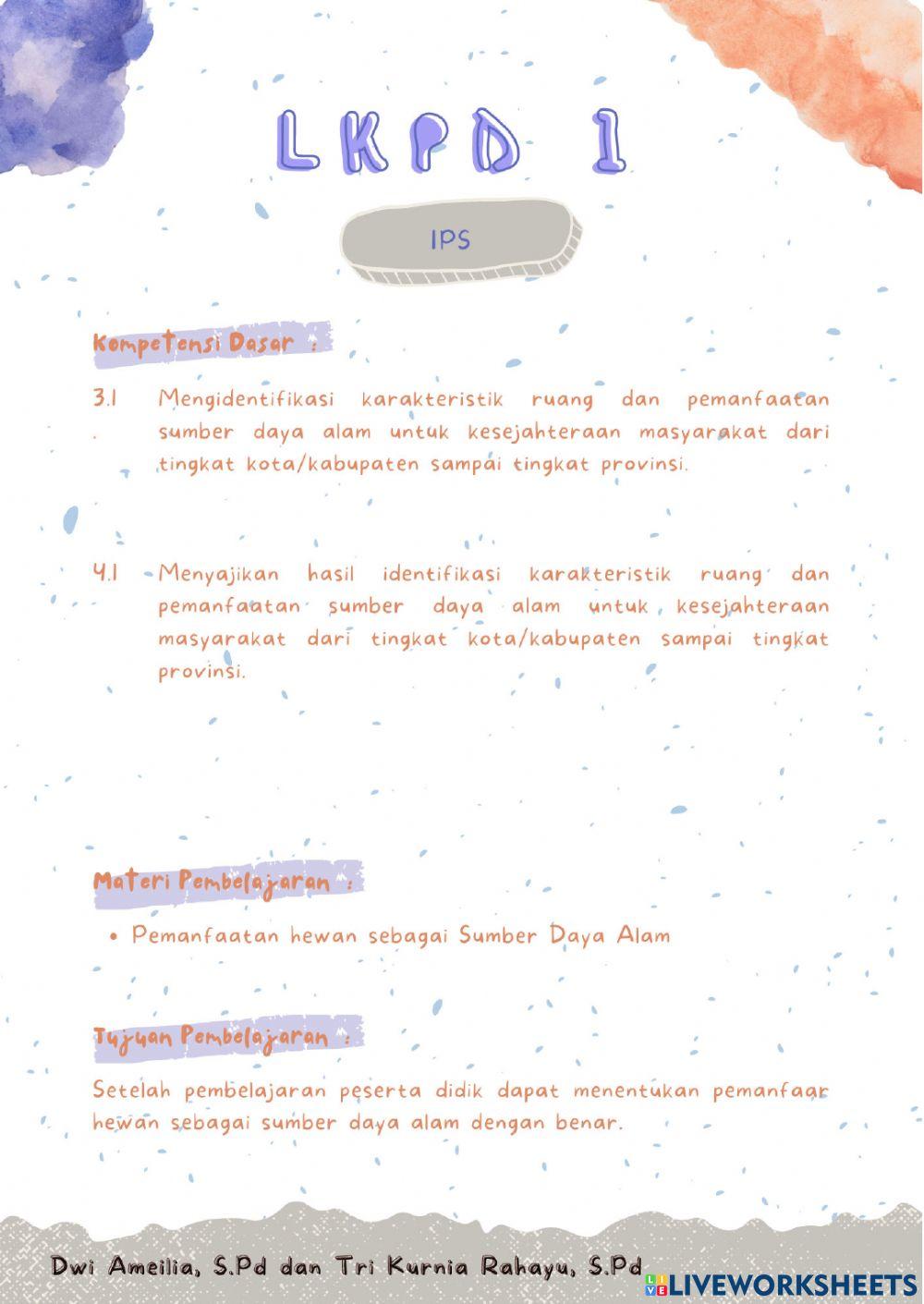 IPS : Pemanfaatan Hewan sebagai Sumber Daya Alam