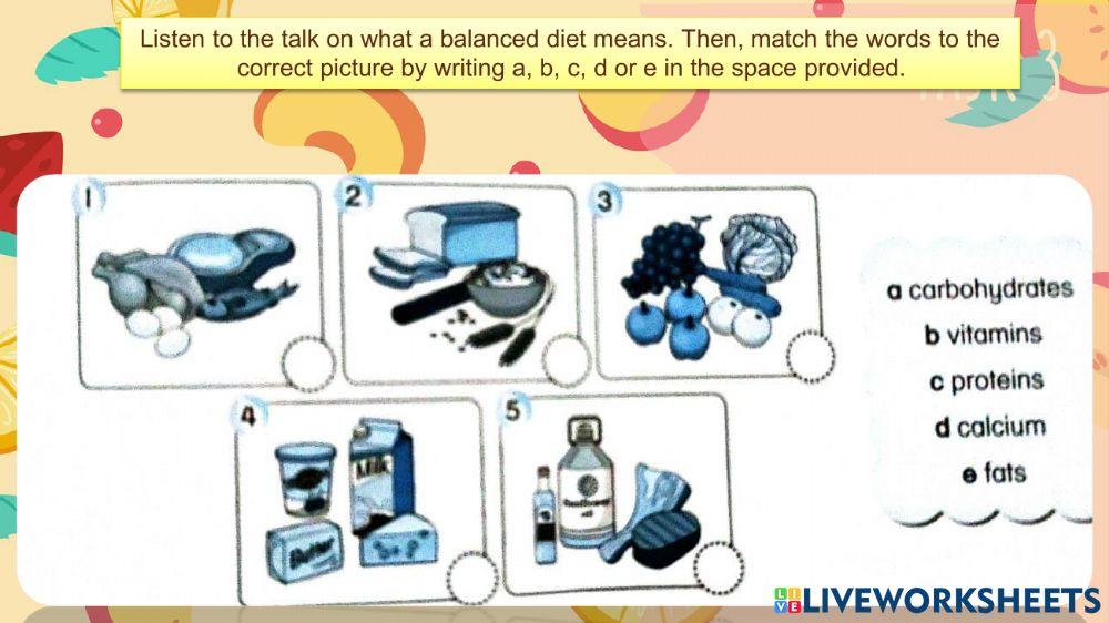 Year 5 Food and Health