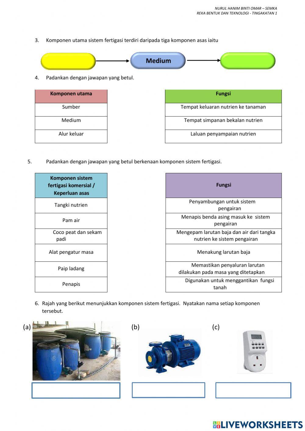 Reka bentuk sistem fertigasi