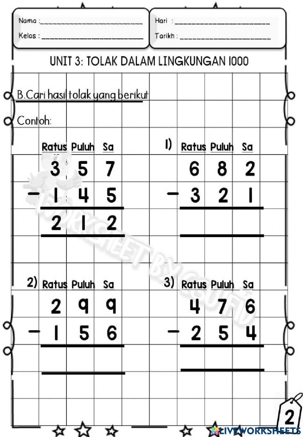 Tolak tanpa kumpul semula