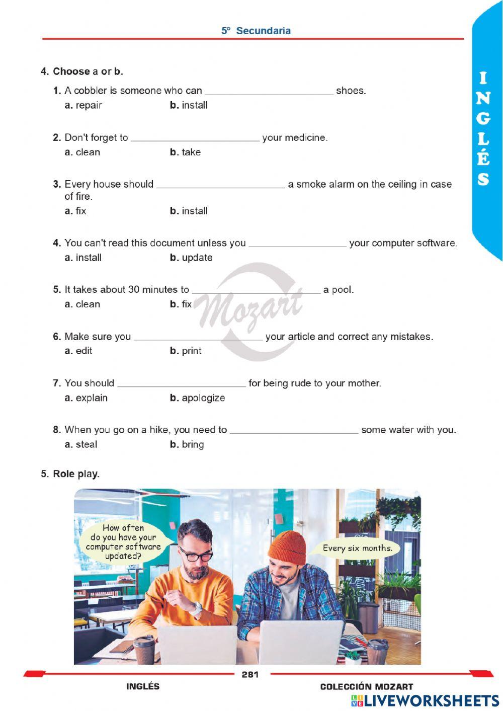 Unidad 7 - Inglés 5°