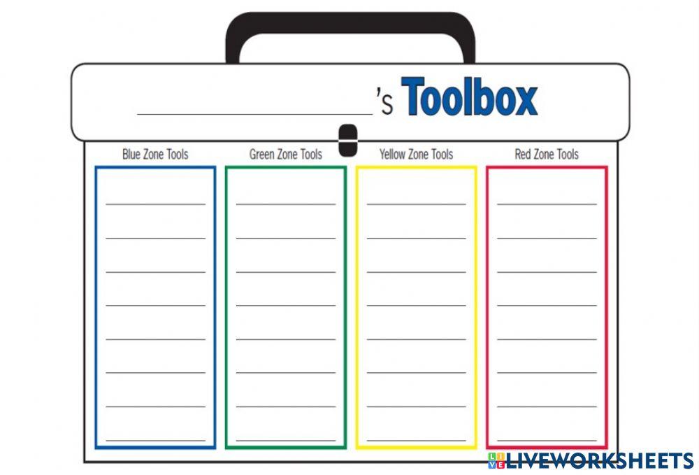 Tool box for Zone of Regulation