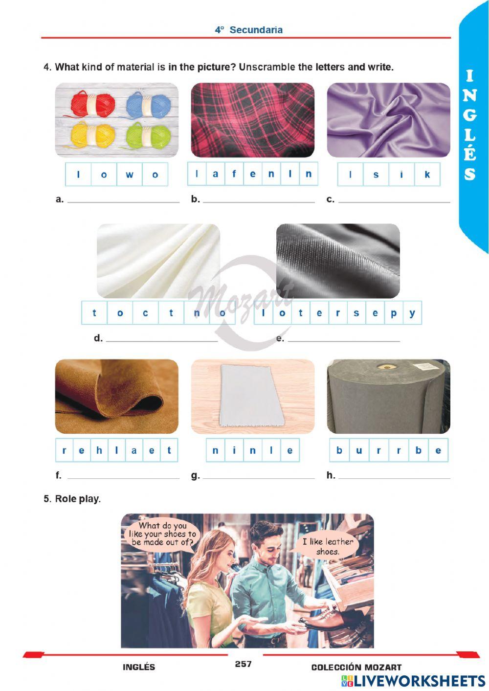 Unidad 7 - Inglés 4°