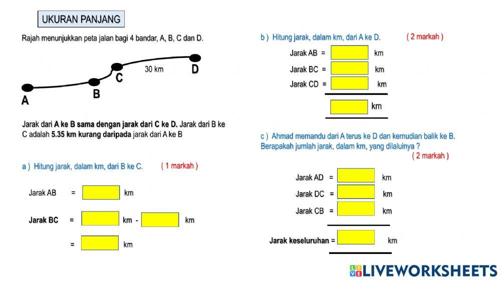 P.masalah ukuran panjang