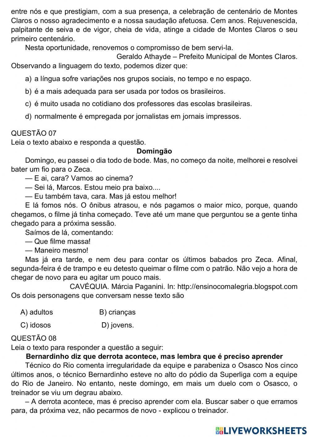 Variação linguística