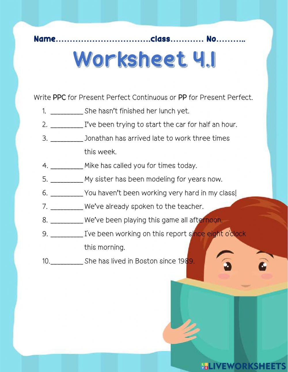 Present Perfect and Present Perfect Continuous