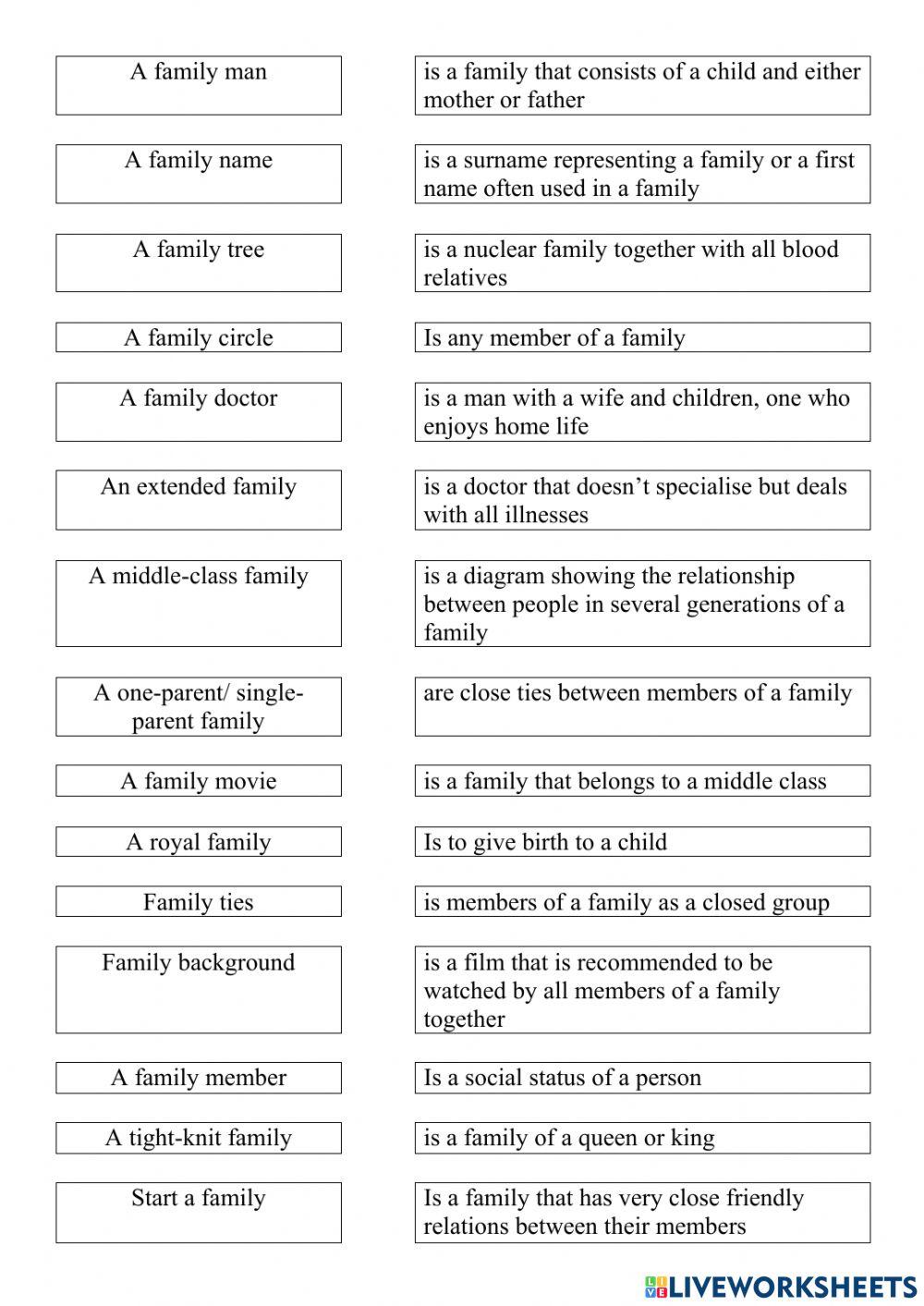 11 grade. Family ties