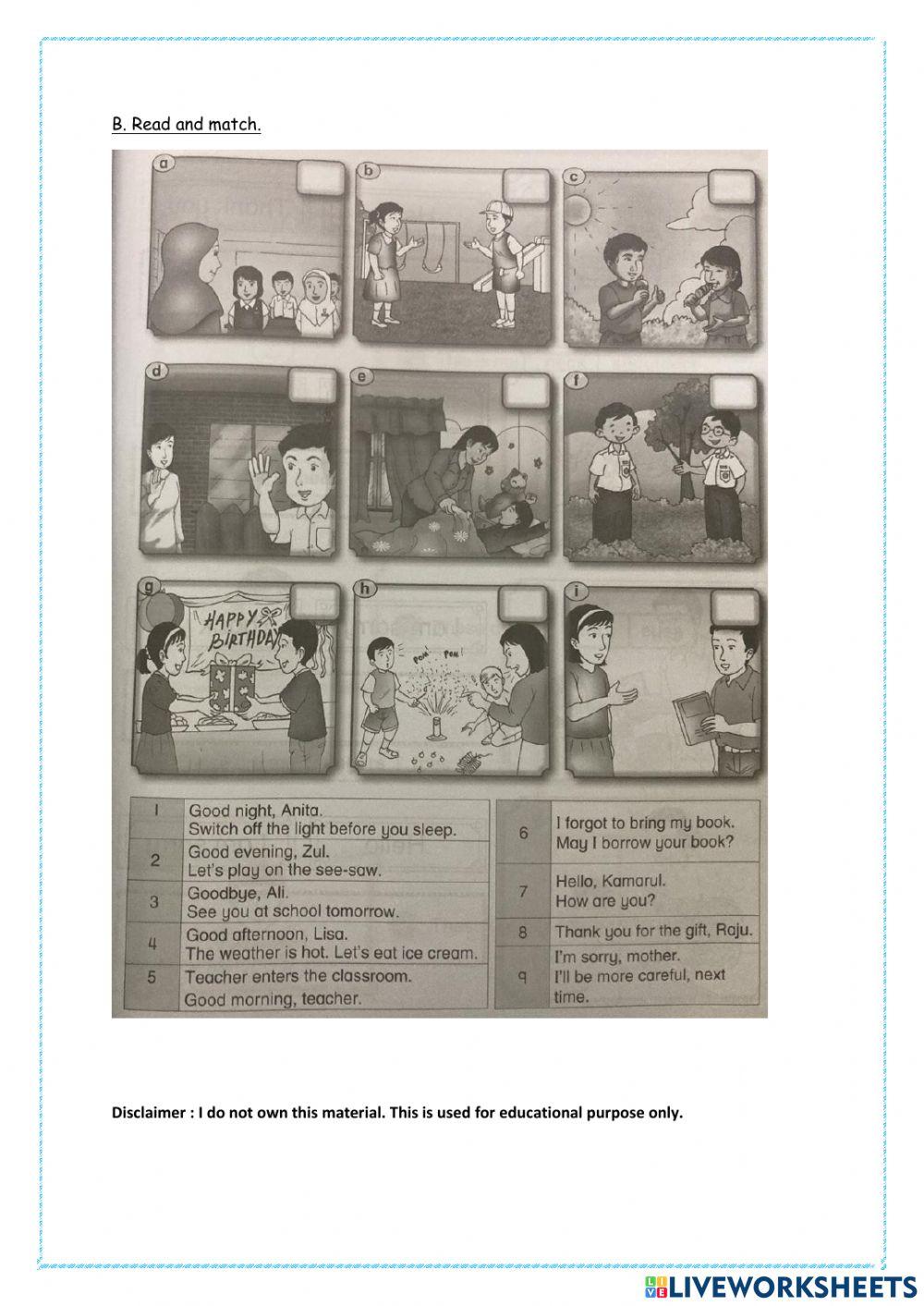 Year 1 : Unit 0 : Friends (06092021)