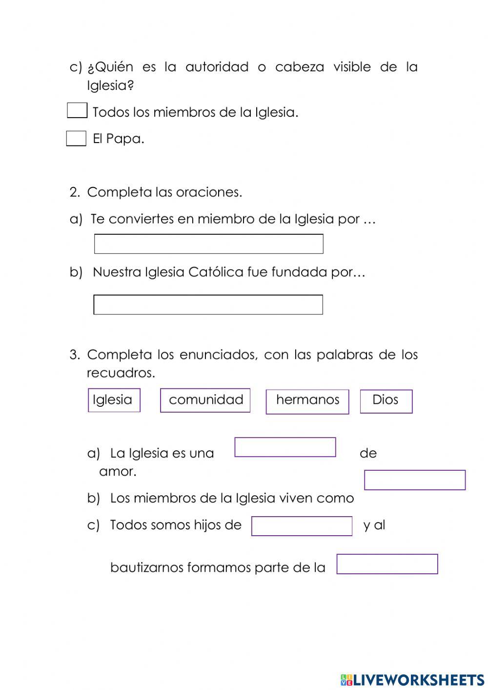 Somos miembros de la Iglesia