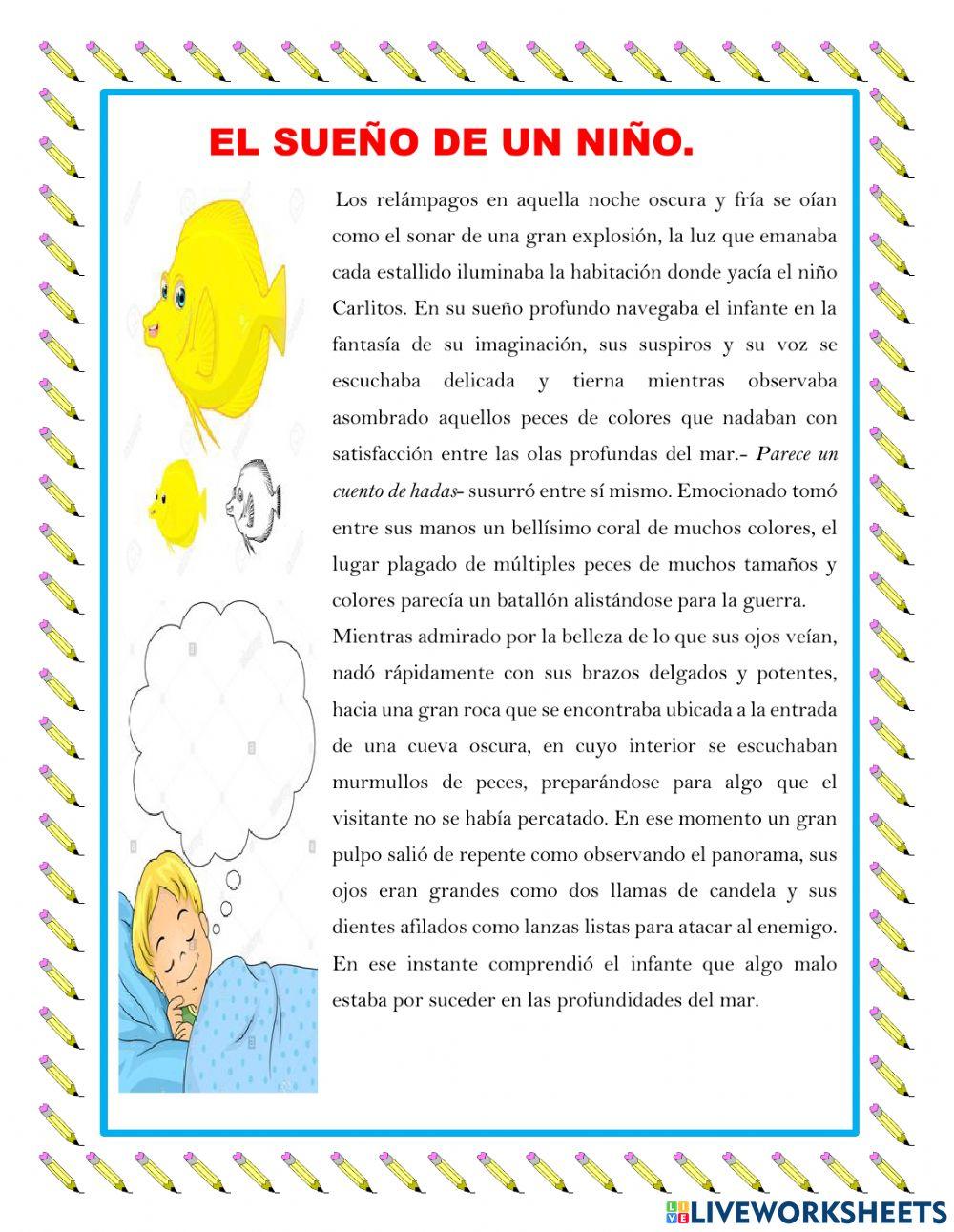 Cuento: el sueño de un niño