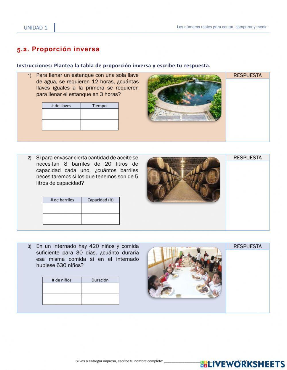I.5.2.Proporción inversa
