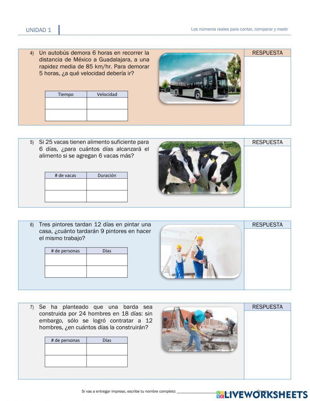 I.5.2.Proporción inversa