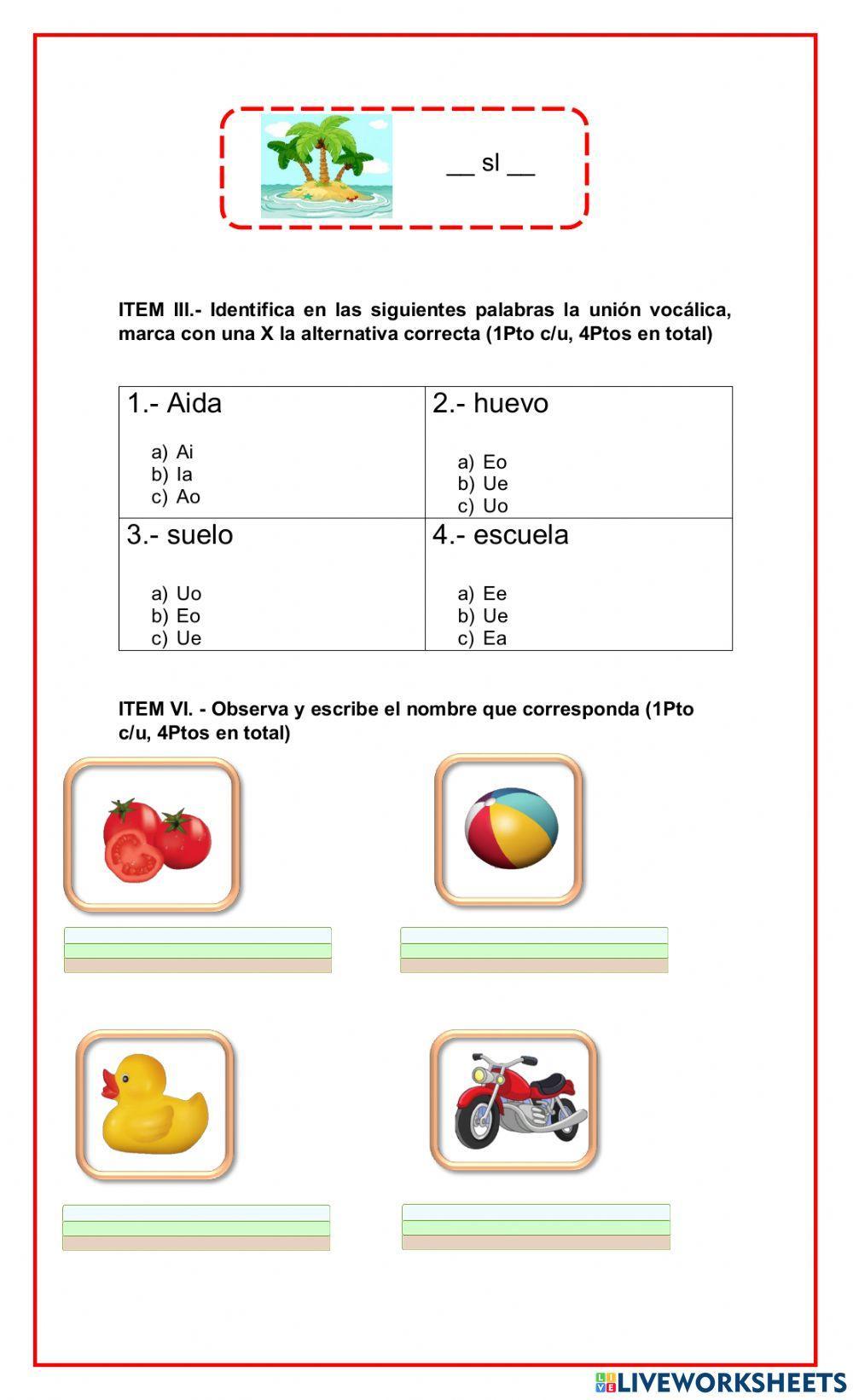 Evaluación de lenguaje