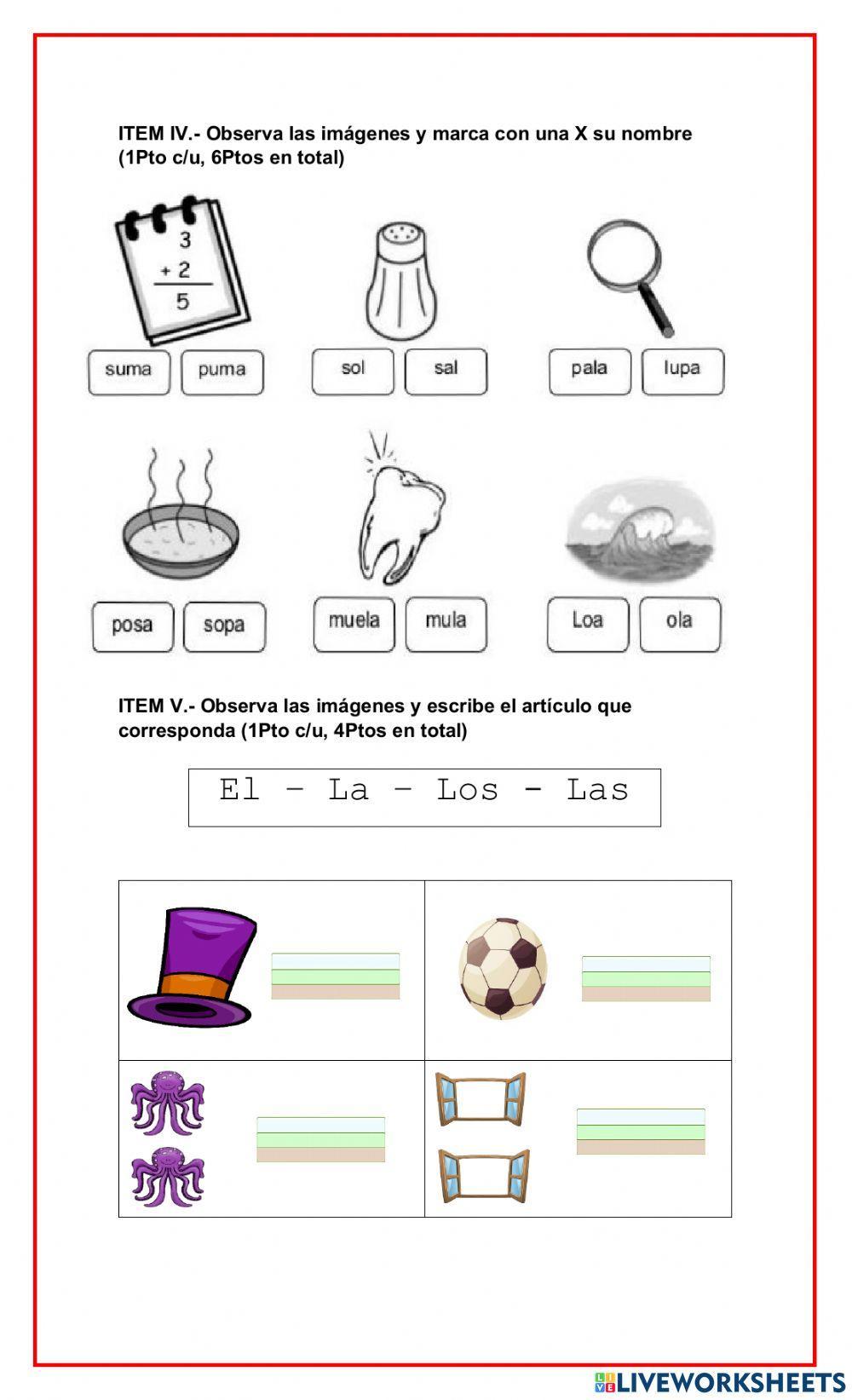 Evaluación de lenguaje