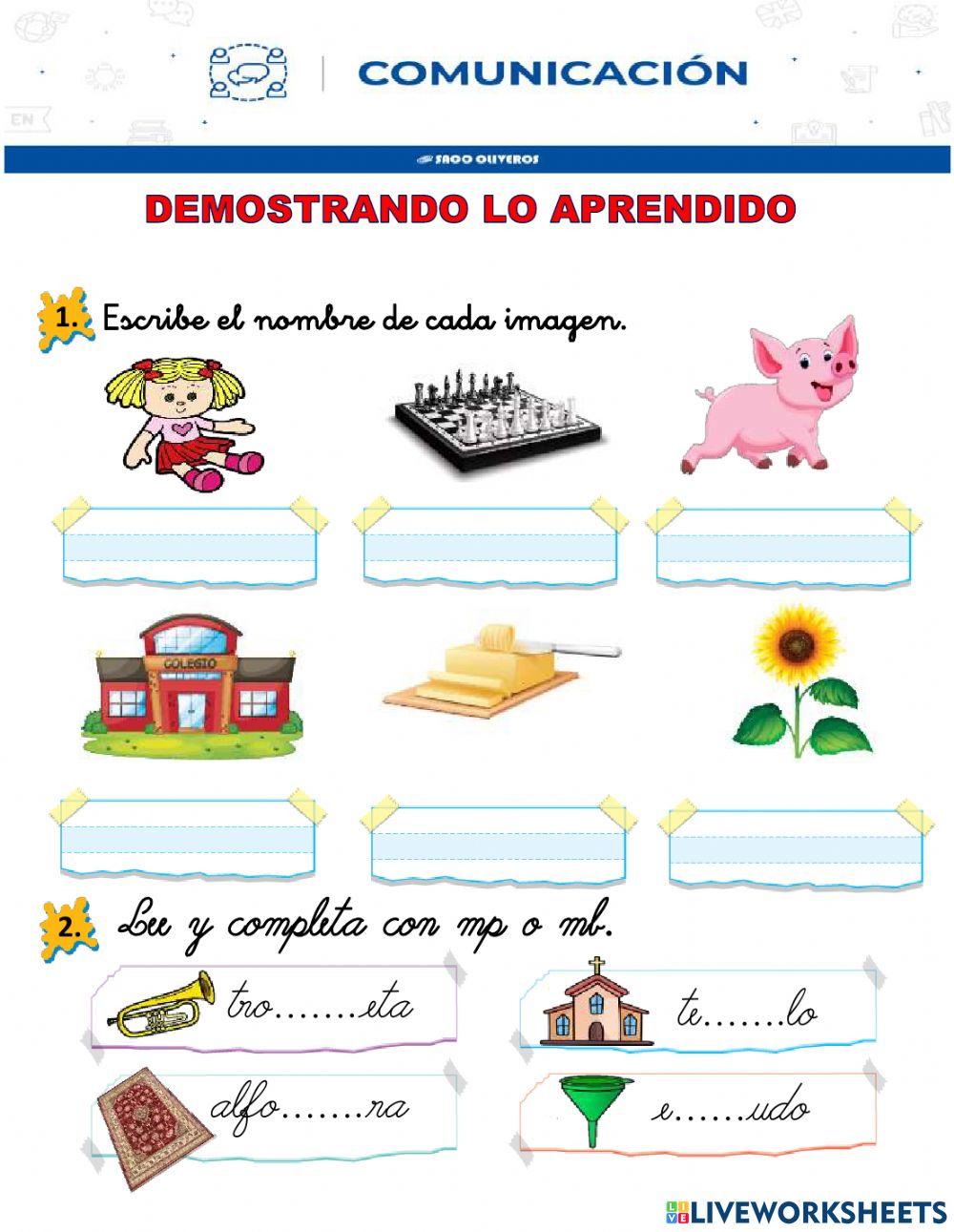 Demostrando lo aprendido comunicación