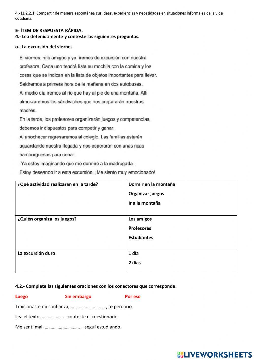 5B-LENGUA Y LITERATURA-DIAGNOSTICO