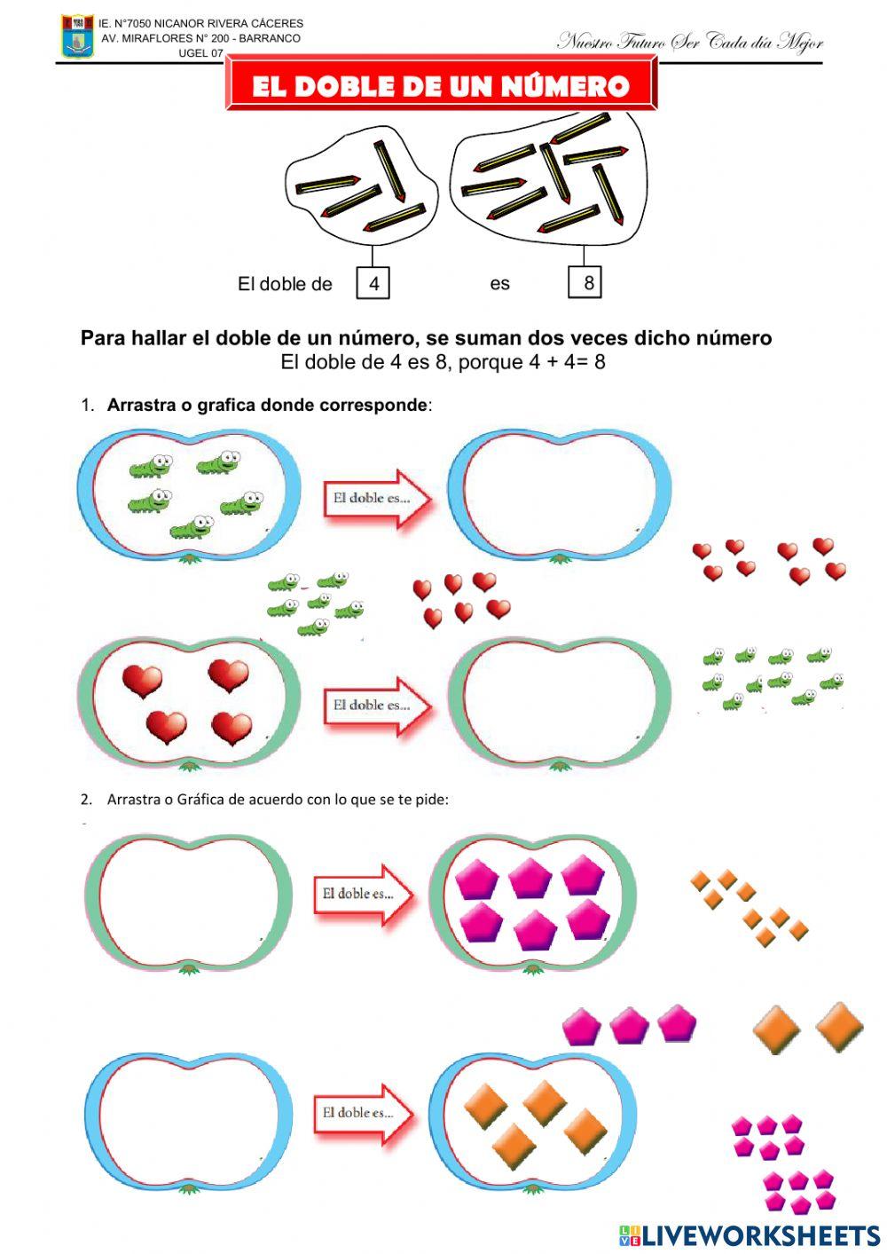 Doble de numeros naturales