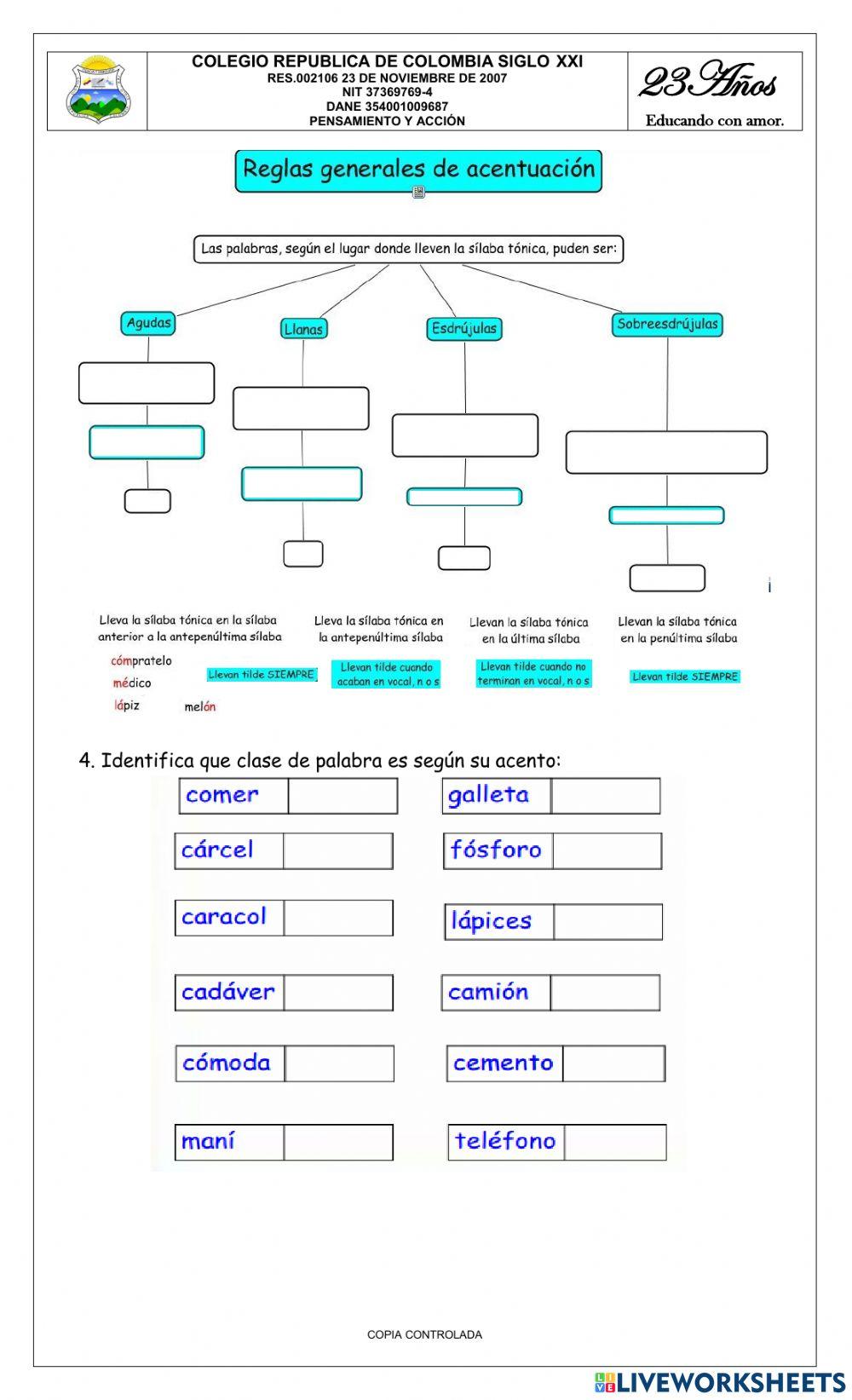 Bimestral grado cuarto
